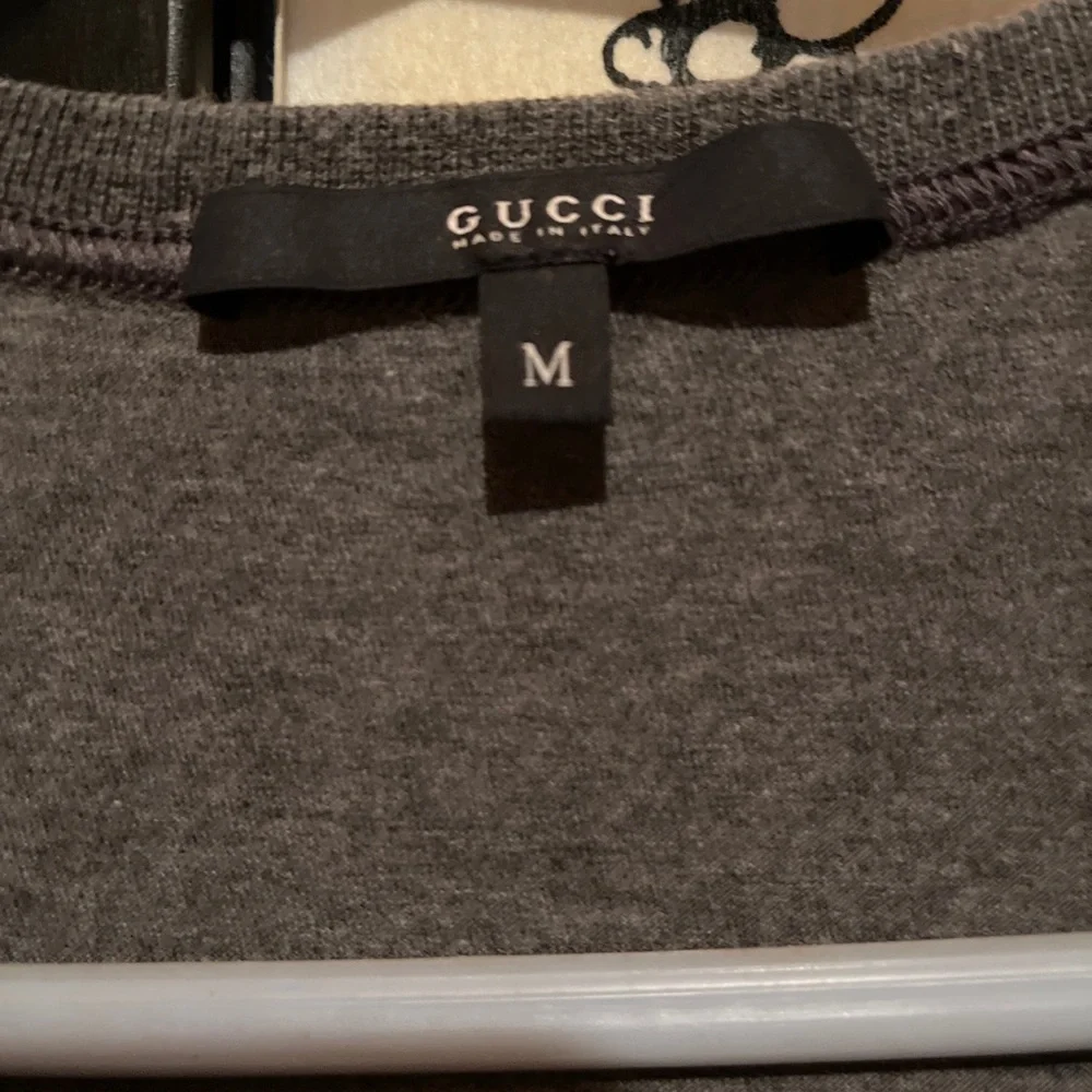 VTG Gucci Men’s Gray Tom Ford Archive Abstract GG All Over Print T-Shirt RARE